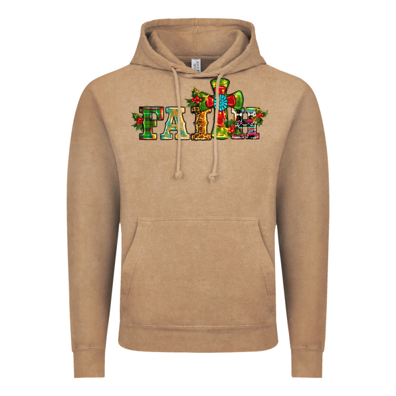 Christmas Cross Faith Vintage Hoodie by RanaPortraitStore | Teevron