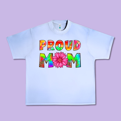 Proud Mom Urban Heavy Tee Designed By Hra Design Shop
