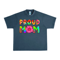Midnight Navy proud mom Urban Heavy Tee - HRA Design Shop
