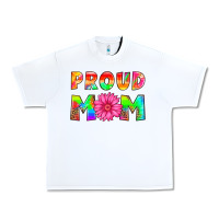 White proud mom Urban Heavy Tee - HRA Design Shop