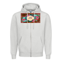 Dove Grey preview western pink flovers leopard serape   license plate template Zipper Hoodie - BarkalooDesign
