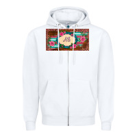 White preview western pink flovers leopard serape   license plate template Zipper Hoodie - BarkalooDesign