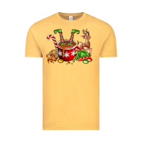 Vintage Mustard chocolate elf Vintage Tee - FaDigitalArtStudio