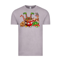 Vintage Zinc chocolate elf Vintage Tee - FaDigitalArtStudio