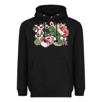 Black gamer christmas game controller Heavyweight Hoodie - MaliasSmallBusiness