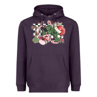 Plum gamer christmas game controller Heavyweight Hoodie - MaliasSmallBusiness