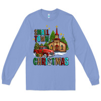 Colony Blue small town christmas church western truck Long Sleeve Tee - AdoDesignShop