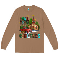 Toasted Coconut small town christmas church western truck Long Sleeve Tee - AdoDesignShop