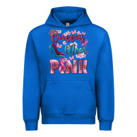 Cobalt Queens wear pink Breast Cancer Urban Hoodie - NancyCooperArtShop