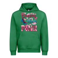 Emerald Queens wear pink Breast Cancer Urban Hoodie - NancyCooperArtShop
