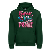 Forest Green Queens wear pink Breast Cancer Urban Hoodie - NancyCooperArtShop
