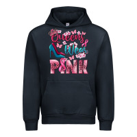 Navy Queens wear pink Breast Cancer Urban Hoodie - NancyCooperArtShop
