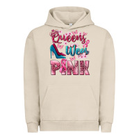 Pigment French Oak Queens wear pink Breast Cancer Urban Hoodie - NancyCooperArtShop