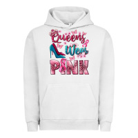 Pigment Lunar Rock Queens wear pink Breast Cancer Urban Hoodie - NancyCooperArtShop
