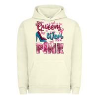 Pigment Pistachio Queens wear pink Breast Cancer Urban Hoodie - NancyCooperArtShop