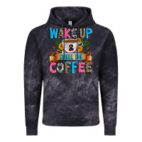 Cloud Black wake up and smell the coffee Vintage Hoodie - Zillion Design Studio