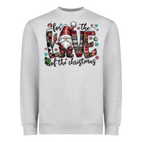 Heather Grey for the love of the christmas Heavyweight Sweatshirt - CowhideDigitalArt
