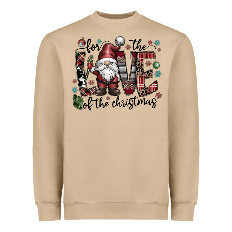 For The Love Of The Christmas Heavyweight Sweatshirt by CowhideDigitalArt | Teevron