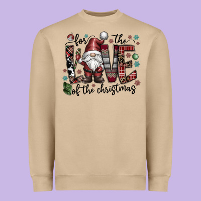 For The Love Of The Christmas Heavyweight Sweatshirt Designed By Cowhidedigitalart