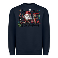 Navy for the love of the christmas Heavyweight Sweatshirt - CowhideDigitalArt