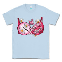Dusty Blue Hour Breast Cancer Bra Classic Tee - Artiststas