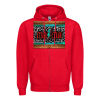 Red leopard lightning bolt mama mother's day tumbler Zipper Hoodie - Jasminsmagicworld