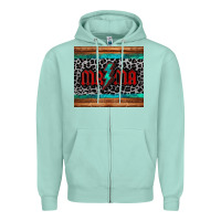 Seafoam leopard lightning bolt mama mother's day tumbler Zipper Hoodie - Jasminsmagicworld