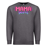 Charcoal Heather mama saurus Premium Sweatshirt - MaliasSmallBusiness