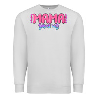 Dove Grey mama saurus Premium Sweatshirt - MaliasSmallBusiness