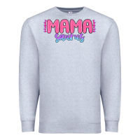 Heather Grey mama saurus Premium Sweatshirt - MaliasSmallBusiness