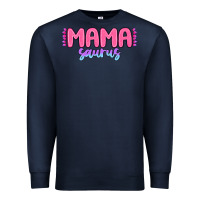 Navy mama saurus Premium Sweatshirt - MaliasSmallBusiness