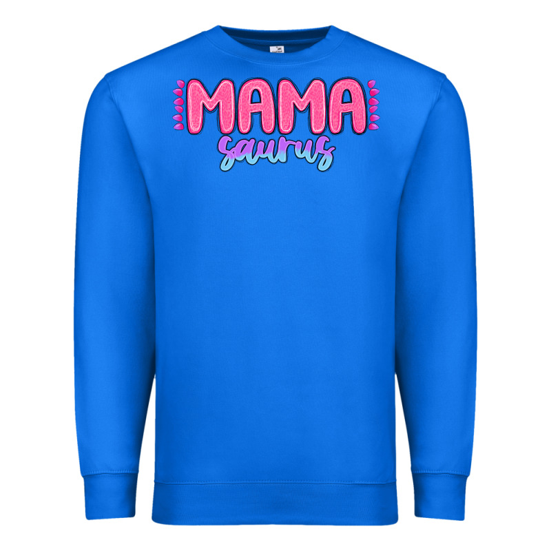 Mama Saurus Premium Sweatshirt by MaliasSmallBusiness | Teevron
