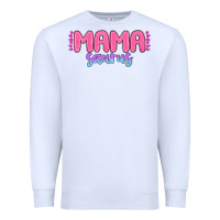White mama saurus Premium Sweatshirt - MaliasSmallBusiness