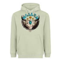 Matcha wallen with bull skull Heavyweight Hoodie - NancyCooperArtShop