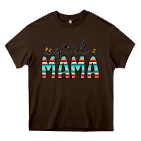 Chocolate Brown girl mama Heavy Core Tee - CowhideDigitalArt