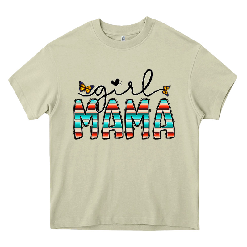 Girl Mama Heavy Core Tee by CowhideDigitalArt | Teevron