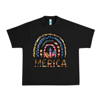 Black merica rainbow Urban Heavy Tee - CowhideDigitalArt