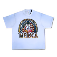 Grape Ice merica rainbow Urban Heavy Tee - CowhideDigitalArt