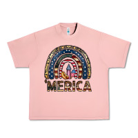 Salmon merica rainbow Urban Heavy Tee - CowhideDigitalArt