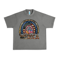 Tornado merica rainbow Urban Heavy Tee - CowhideDigitalArt