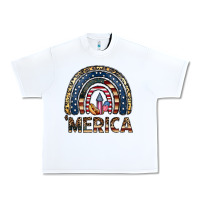 White merica rainbow Urban Heavy Tee - CowhideDigitalArt