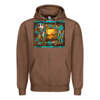 Chestnut western horse sunset turquoise's gemstones mousepad Zipper Hoodie - BarkalooDesign