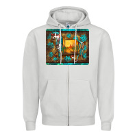 Western Horse Sunset Turquoise's Gemstones Mousepad Zipper Hoodie | Teevron