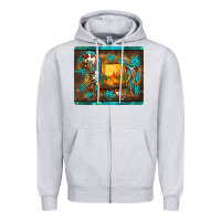 Heather Grey western horse sunset turquoise's gemstones mousepad Zipper Hoodie - BarkalooDesign