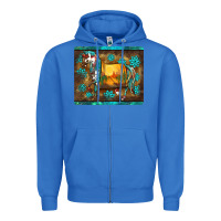 True Royal western horse sunset turquoise's gemstones mousepad Zipper Hoodie - BarkalooDesign