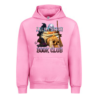 Fuchsia Pink Salem Witch Book Club Urban Hoodie - texasbilliewilder