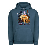 Pigment Midnight Navy Salem Witch Book Club Urban Hoodie - texasbilliewilder