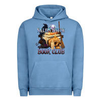 Pigment Pebble Blue Salem Witch Book Club Urban Hoodie - texasbilliewilder