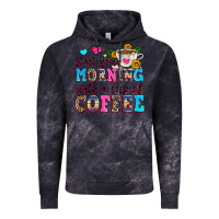 Cloud Black start your morning with a cup of coffee Vintage Hoodie - Zillion Design Studio