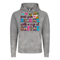 Cloud Rock start your morning with a cup of coffee Vintage Hoodie - Zillion Design Studio